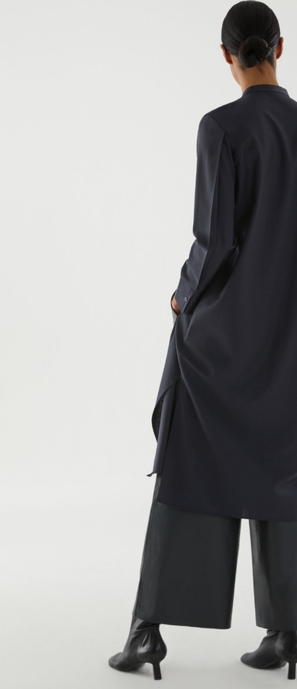 NWOT COS wool shirt dress